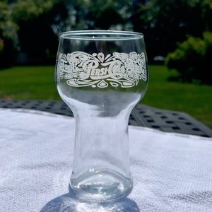 Vintage Pepsi Cola Collectible Soda Glasses, Set of 6